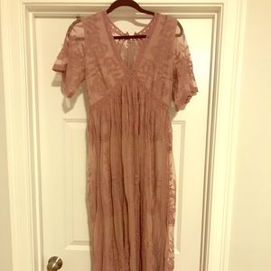 Pinkblush Lace maternity dress size small